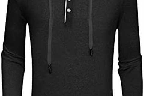 Aiyino Men’s S-5X Short/Long Sleeve Fashion Athletic Hoodies Sport Sweatshirt Hip Hop Pullover