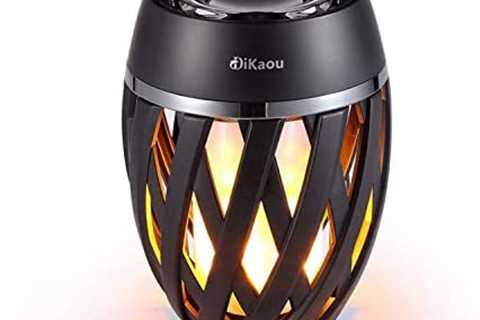 DiKaou Led Flame Bluetooth Speaker, Gifts for Men Dad Women, Torch Outdoor Bluetooth Speaker, BT5.0 ..