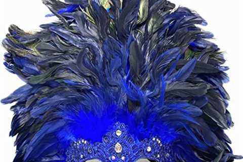 Storm buy] Women Lady Girls Costume Venetian mask Feather Masquerade Mask Halloween Mardi Gras..