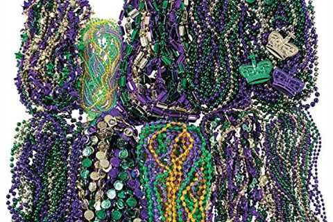 500 Piece Mega Mardi Gras Bead Assortment