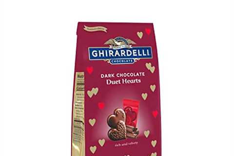 Ghirardelli Dark Chocolate Duet Hearts – 6.1 oz.