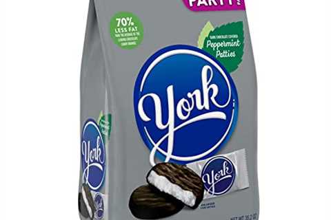 YORK Dark Chocolate Covered Peppermint Patties Candy, Valentine’s Day, 35.2 oz Bulk Party Pack