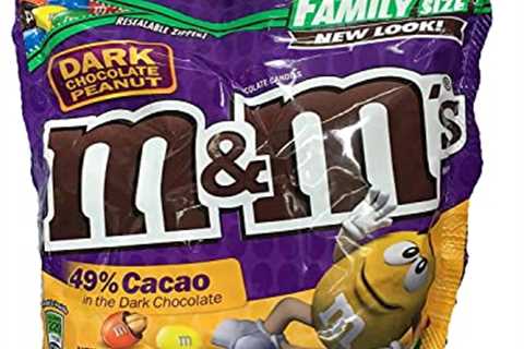 M&M’s Dark Chocolate Peanut Family Size 19.2 oz