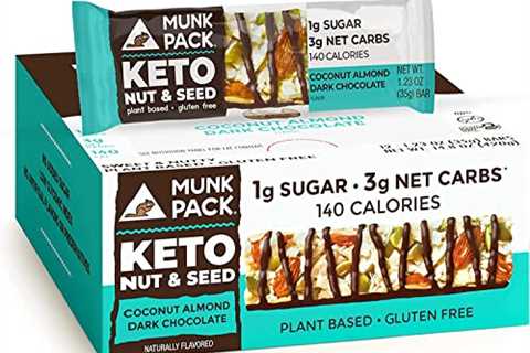 Munk Pack Keto Nut & Seed Bar | Low Carb Keto & Plant Based Snacks | Nutrient Dense & Gluten Free..