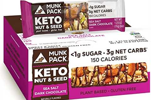 Munk Pack Keto Nut & Seed Bar | Low Carb Keto & Plant Based Snacks | Nutrient Dense & Gluten Free..