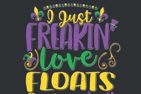 Weekly & Monthly Planner One Year Undated: Mardi Gras Freakin’ Love Floats Party 8.5×11 Large..