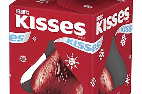 valentine’s Day Gift for Ever! Hershey Kisses Solid Milk Chocolate -, in Red Gift Box