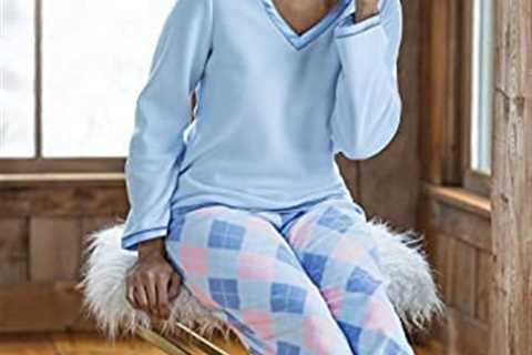 PajamaGram Snuggle Fleece Womens Pajamas – Ladies Pajamas