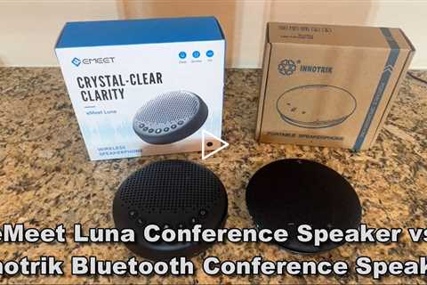 EMEET Luna Conference Speakerphone Vs INNOTRIK Bluetooth Conference Speaker