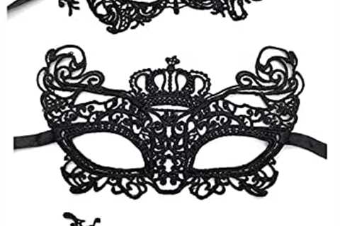 3 Pack Lace Masquerade Masks Women Venetian Masks, Masquerade Mask for Halloween Christmas Venetian ..