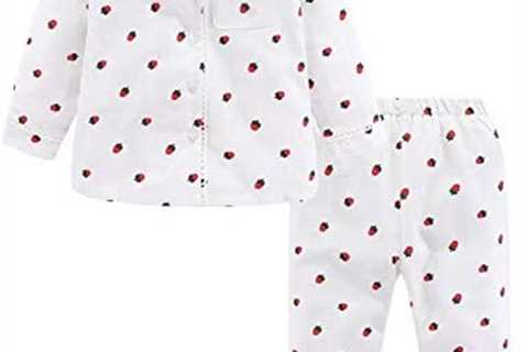 Mud Kingdom Boutique Girls Boys Pajamas Set Collared Long Sleeve Sleepwear