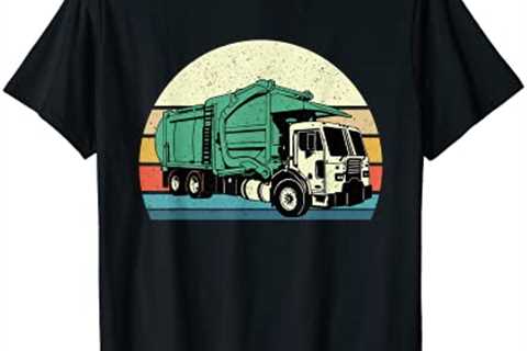 Retro Garbage Truck – Dump Trash Collector Recycling Lover T-Shirt