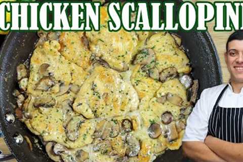 Chicken Scallopini | Easy Italian Chicken Recipe for Dinner by Lounging with Lenny