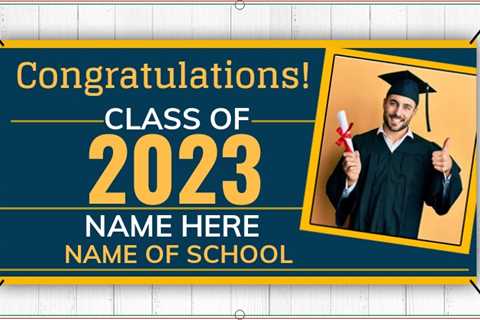 Personalized Graduation Photo Banner!