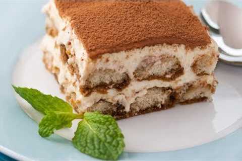 How to Make Tiramisu - Authentic Tiramisu Recipe - No Bake Dessert