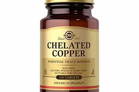 Solgar Chelated Copper, 100 Tablets - Essential for Collagen Formation - Highly Bioavailable Form - ..