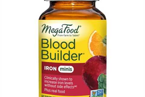 MegaFood, Blood Builder Minis, Daily Iron Supplement and Multivitamin, Supports Energy and Red..