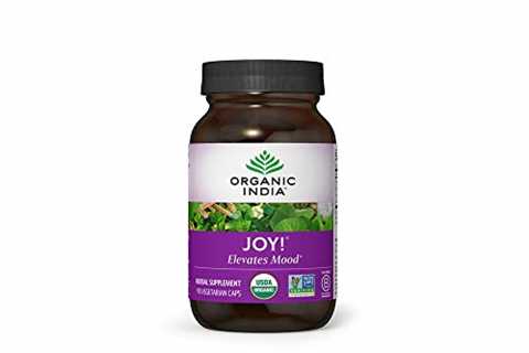 Organic India Joy! Herbal Supplement - Elevates Mood, Immune Support, Promotes Memory ..