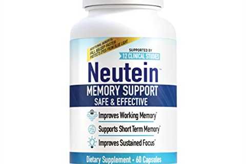 NEUTEIN â Natural Memory Booster, Brain Health  Focus Supplement â Extra Strength, PhD Created..