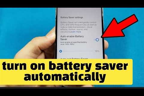 set battery saver to turn on automatically on Vivo IQOO Z5 phone