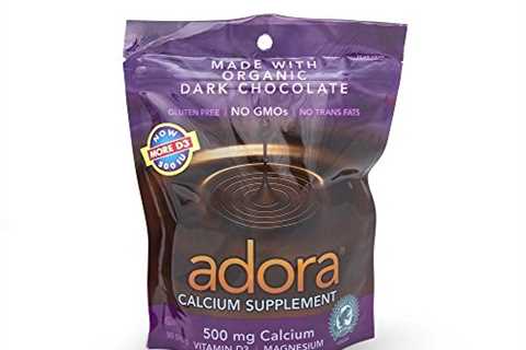 Adora Calcium Supplement Dark Chocolate, 30 Count (Value Pack of 3)