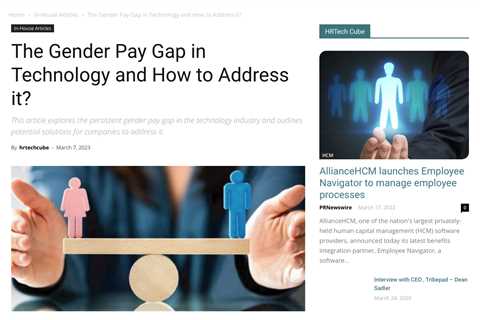 Closing the Gender Pay Gap in Technology: A Multifaceted Approach