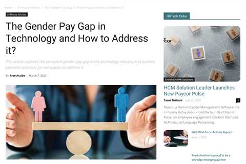 Closing the Gender Pay Gap in Technology: A Multifaceted Approach