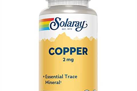 Solaray Copper 2 mg | Healthy Red Blood Cell Formation, Immune and Nerve Function Support | Non-GMO ..