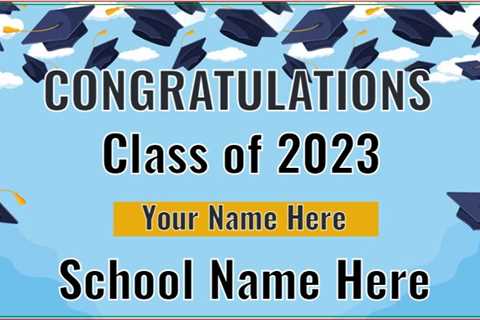 Graduation Banner Custom