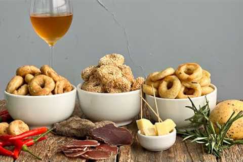 Original Italian TARALLI recipe for the best Aperitif