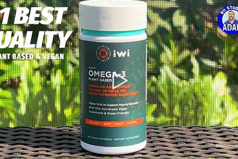 Iwi Life Omega-3 Sport - 60 Softgels Algae Oil Blend of Vegan Omega 3 Supplement