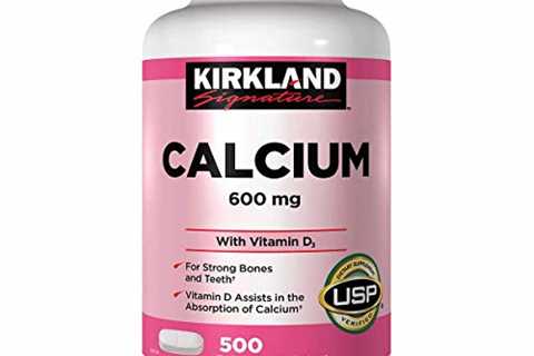 Kirkland Signature Calcium 600mg + Vitamin D - 500 Tabs