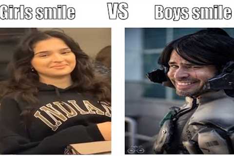 Girls smile vs Boys smile  (Metal Gear Rising)