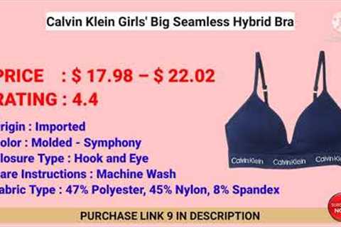 Top 10 Best Calvin Klein Underwears and Bras for Big Girls of 2021 | Price & Reviews