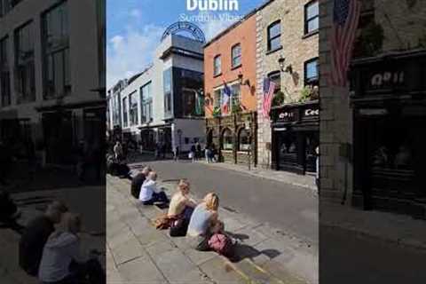 Sunday Vibes in Dublin Today #ireland #dublin #irish #summer #templebar #2023