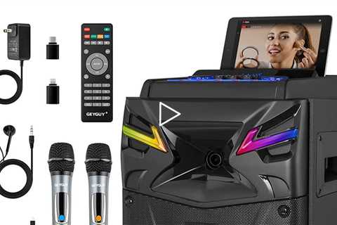 GTSK10-1 DSP Bluetooth Karaoke Machine with 2 wireless mics