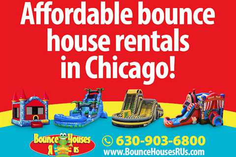 Bounce House Rentals Chicago Company Bounce Houses R Us Offers Delivery to Surrounding Areas