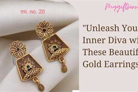 Shop our Stunning Golden Earrings - Heavy and Glamorous - mygiftservice