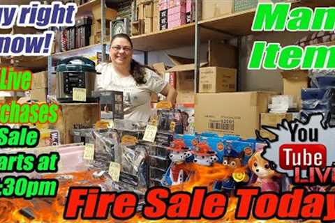 Live Fire Sale Health & Beauty, Toys, Jewelry and more - Start at 12:30 CST - Online Re-seller