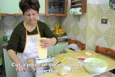 Homemade Ravioli Italian style - cooking with mamma Anna Maria