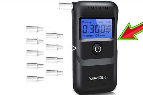 Breathalyzer, VPOW Alcohol Breathalyzer to Test Alcohol