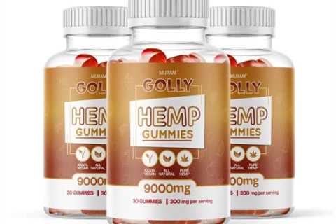 (3 Pack) Golly Hemp Gummies, Official Golly Gummies 120 Formula, 90 Day Supply