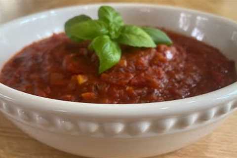 The Best Italian Marinara Sauce Recipe!