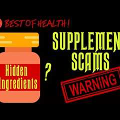 Are Your Health Supplements Tainted?