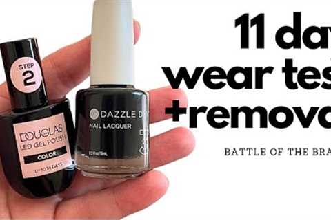 Dazzle Dry vs. Douglas!  11 day wear test results & removal.