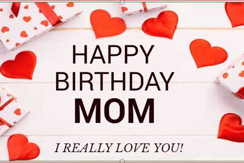 Mom's Birthday Banner - Bigger Better Banner