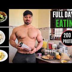 Full Day of Eating | Indian Bodybuilding Diet and Supplements For Muscle Gain