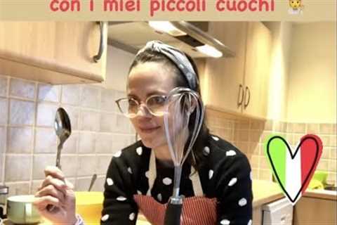 Italian lesson for children, cooking together online