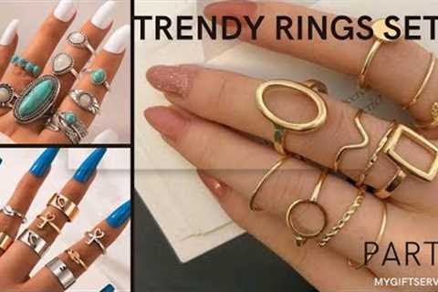 Trendy rings set || part 2 || wholesale || mygiftservice