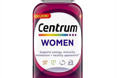 Centrum Multivitamin for Women, Multivitamin/Multimineral Supplement with Iron, Vitamin D3, B..